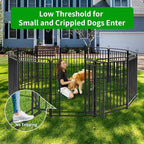 Heavy Duty Dog Playpen: 16 Steel Panels 47" Height, Square Steel Pipe - Image 3