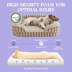 LE SURE Cute Dog Beds Large Sized Dog, Orthopedic Waterproof Large Pet Bed - Image 3