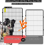 Dog Playpen Outdoor for Medium/Large Dogs 36'' High, 4 Add-on Heavy Duty Dog - Image 4