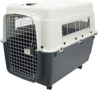 SportPet Designs Plastic Kennels Rolling Plastic Airline Approved Wire Door - Image 2