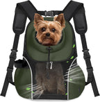 WOYYHO Pet Dog Carrier Backpack Small Dog Front Backpack Ventilated Mesh Dog by WOYYHO