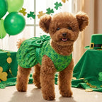 St. Patrick's Day Dog Dress, Soft Breathable Pet Clothes - Image 6