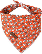 Fall Dog Bandana, Autumn Triangle Bid Scarf by UPURARAPUP
