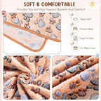 Tatuo 4 Pcs Dog Blanket for Pet Cat Blankets Indoor Puppy Teething Stuff Toys - Image 6