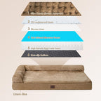 EHEYCIGA XXL Dog Bed Memory Foam, Orthopedic Giant Dog Bed Jumbo - Image 5