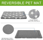 EMPSIGN Fancy Dog Bed Mat, Pet Bed Pad Reversible, Machine Washable Crate Pad - Image 3