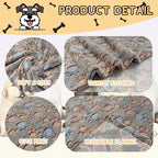 Rezutan 1 Pack 3 Blankets for Dogs, Dog Blanket for Large & Medium Pet Cat - Image 2
