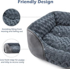 INVENHO Dog Bed Medium Size Dog, Orthopedic Warming Soft Calming Sleeping Puppy - Image 5