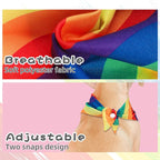 PAWCHIE 4 Pcs Dog Bandanas Gay Pride Rainbow Bandanas, Rainbow Scarf - Image 4