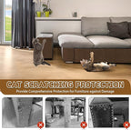 Climbing Cat Scratcher Mat Trimmable Cat Scratching Post Carpet 118’’x15.8’’ - Image 5