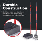 Pooper Scooper for Large Dogs and Small Dogs, Metal Poop Scooper Set - Image 5