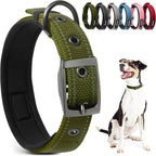 PetiFine Dog Collar for Large Dogs, Neoprene Padded and Adjustable, Reflective by PetiFine