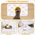 Pet Feeding Mat, Non-Slip Water Bowl Placemat, Pet Supplies 16" x 24" - Image 7