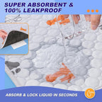Washable Pee Pads for Dogs, 4 Pack Absorbent Reusable Training Dog Pads Pet - Image 2