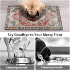 Dog Food Mats for Floors, Absorbent and Quick-Drying Pet Cat Food Mat, - Image 3