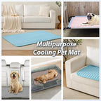 MICROCOSMOS Summer Cooling Mat & Sleeping Pad- Water Absorption Top, Easy Carry - Image 6