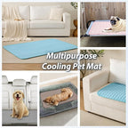 MICROCOSMOS Summer Cooling Mat & Sleeping Pad- Water Absorption Top, Easy Carry - Image 6