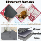 Personalized Dog Food Mat with Photo Name Custom Non Slip Pet Feeding Mat - Image 4