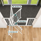 keny 29.7"-46" Baby Gate for Stairs, Auto Close Dog Gates for Doorways - Image 4