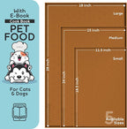 Dog Food Mat - 28x18 Raised Edges Dogs Mat - Image 2