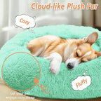 JOLLYVOGUE Calming Dog Bed Medium Size Dog, Anti-Anxiety Donut Medium Pet Bed - Image 2