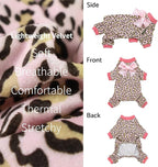 Fitwarm Leopard Dog Pajamas, Fleece Dog Clothes - Image 5