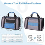 BurgeonNest Cat Carrier for Large Cats 20 lbs, Soft-Sided Pet Carrier for Small - Image 2