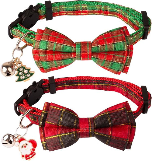 ADOGGYGO Christmas Cat Collars by ADOGGYGO