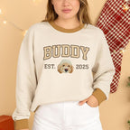 NAZENTI Personalized Dog Sweatshirt, Custom Photo Shirts, Dog Embroidered Shirt - Image 3