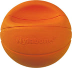Nylabone Power Play Gripz Felt Basketball Rubber Fetch Toy, Squeaky Ball - Image 9
