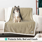 PetAmi Dog Blanket for Bed, XL Pet Blanket Large Dogs, Fleece Furniture Couch - Image 3