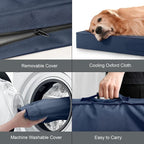 Outdoor Dog Bed for Medium Dogs, Waterproof Dog Crate Mat Orthopedic Egg Crate - Image 6