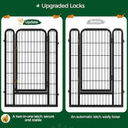 Yaheetech Dog Playpen, 40 inch 8 Panels Dog Pen - Image 8