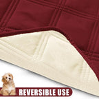 Smiry Waterproof Dog Bed Cover Blanket 52x82, Soft Reversible Pet Blanket - Image 3