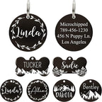 UltraJoys Stainless Steel Pet ID Tag Dog Name Tags Personalized Front and Back by UltraJoys