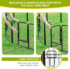 BestPet | Dog Playpen | 24 Inch, 6 Panels | Heavy Duty Metal Pet Exercise Pen | - Image 3