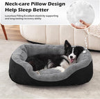INVENHO Small Dog Bed Orthopedic Warming Soft Calming Sleeping Durable - Image 3