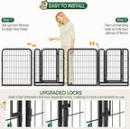 Yaheetech Dog Playpen Outdoor, 32 inch 6 Panels Dog Pen Indoor Heavy Duty Puppy - Image 7