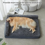 BFPETHOME Extra Large Orthopedic Dog Bed, L-Shaped Pet Bed - Image 3
