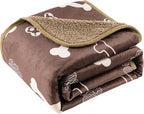 Waterproof Dog Blankets Pet Blanket 60"x80", Soft Fluffy Sofa Car Bed Protector by CAPTSNOOZE