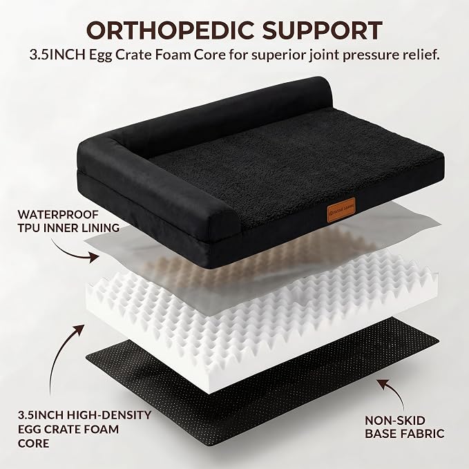 Patas Lague Orthopedic Jumbo Dog Bed - Image 5