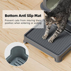 Cat Ramp for Litter Box Elevated Litter Ramp for Cat Litter Boxes, Washable - Image 6