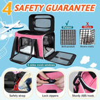 Petskd Top-Expandable Pet Carrier 17x11x9.5 Inches Alaska Airline Approved - Image 5