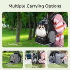 Cat Backpack Carrier for Large Cats, Expandable Cat Bubble Backpack, Dog - Image 7