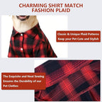Koneseve Dog Shirt Pet Plaid Clothes T-Shirt Sweater Breathable - Image 4
