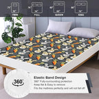 Waterproof Mattress Protector Queen, Fitted Sheet Style Breathable Mattress - Image 5