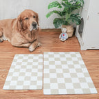 Ralxion Checkered Dog Feeding Mat, Absorbent Mats - Image 3