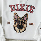 GODLOVER Custom Embroidered Dog Mom Sweatshirt and Hoodie, Line Art Dog Cat - Image 6