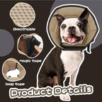 Dog Cone Collar After Surgery, Adjustable Soft Recovery Cone - Image 4