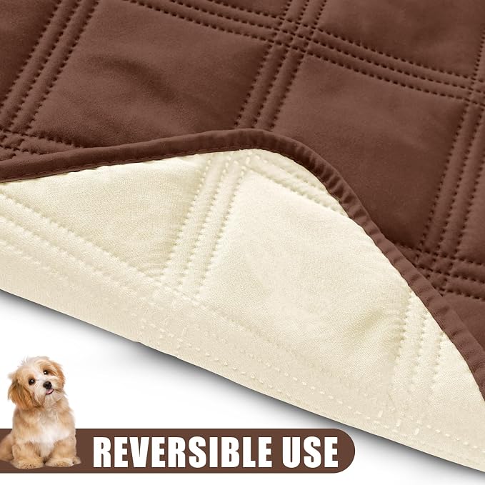 Smiry Waterproof Dog Bed Cover Blanket 68x82, Soft Reversible Pet Blanket - Image 3